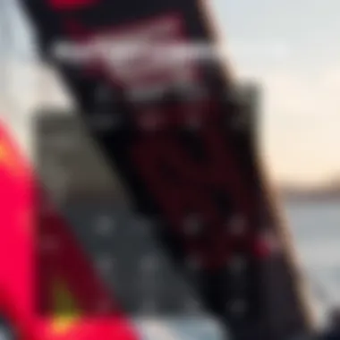 A comparative analysis chart detailing the features of the 2014 Slingshot kite versus its competitors.