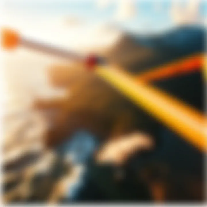 Beautiful coastal scenery ideal for wing foiling adventure