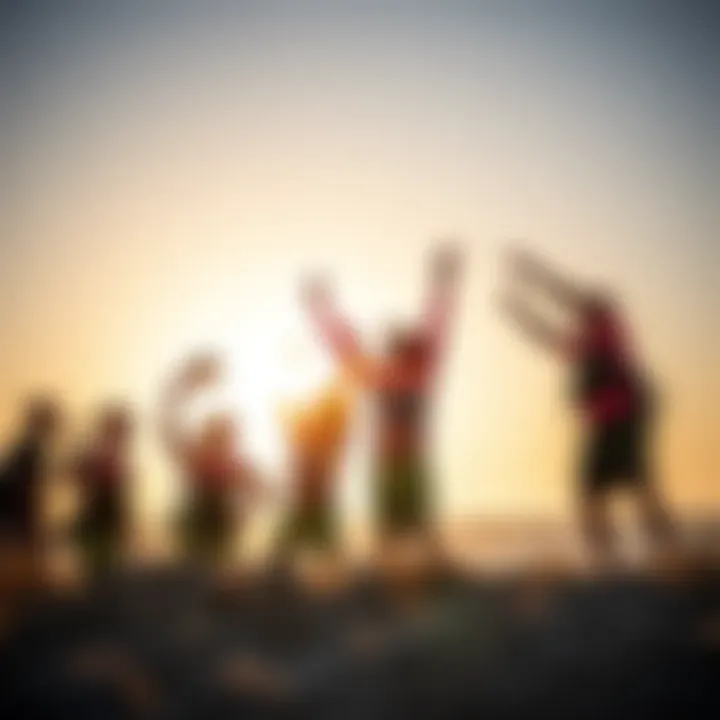 Airush Ultra Team members celebrating a successful competition