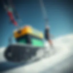 Kiteboarding gear showcasing battery technology
