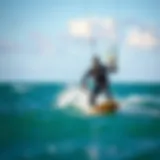 High-Performance Wetsuit in Action High-performance wetsuit for kiteboarding in action