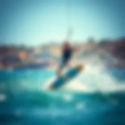 Cabrinha Cutlass kiteboard in action