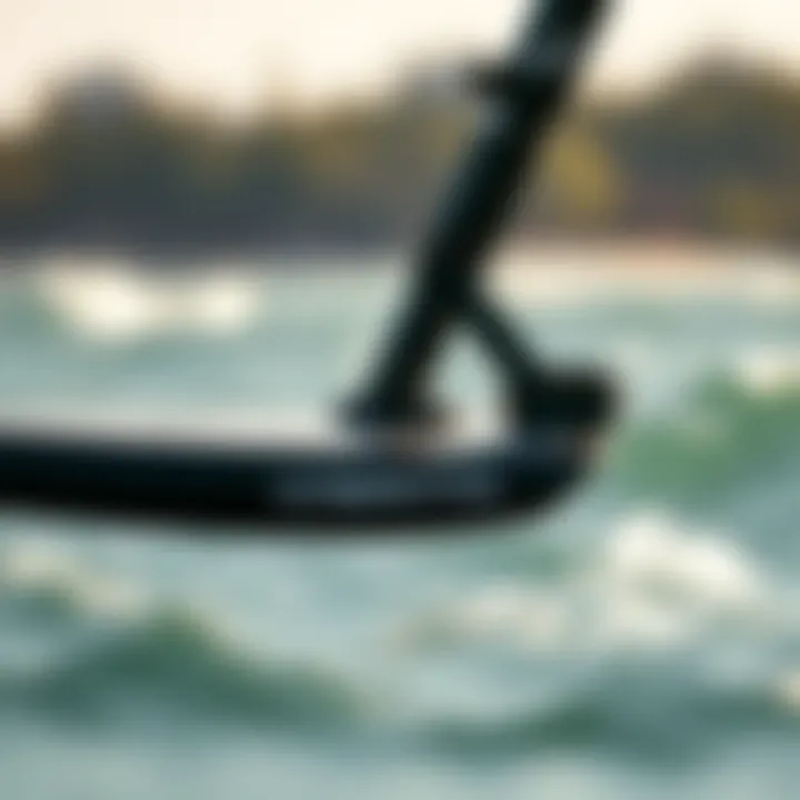 Detailed view of the Cabrinha Fusion Foil's innovative design Cabrinha Fusion Foil design overview