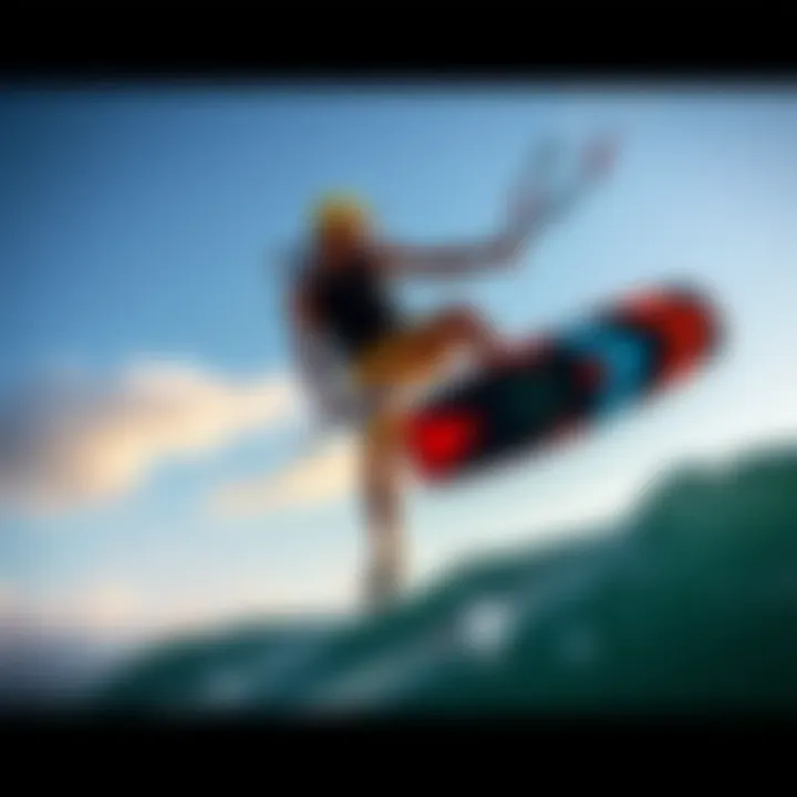 Performance Demonstration of the Cabrinha Overdrive Bar Kiteboarder using the Cabrinha Overdrive Bar, demonstrating its performance.