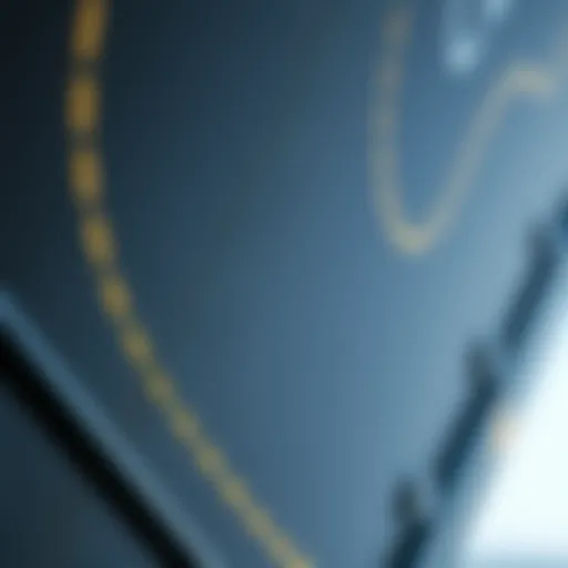 Close-up view of a carbon foil structure showcasing its intricate design and materials.