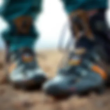 Quality Materials Used in Split Toe Boots Close-up of split toe boots highlighting material quality