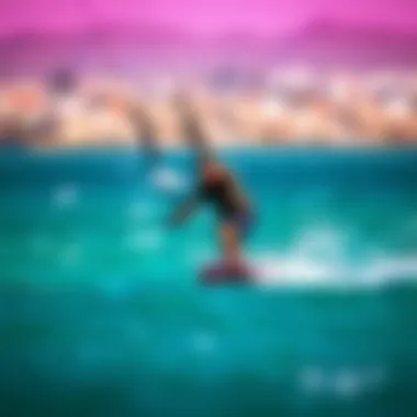 Illustration of kitesurf bar maintenance tips for longevity