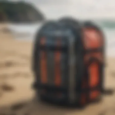Diverse Surf Gear Bags Variety of surf gear bags designed for different equipment