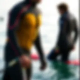 Selection of high-quality wetsuits for SUP