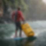 Showcasing the durability of Dakine SUP bags