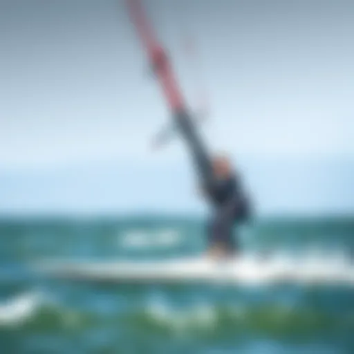 A detailed illustration of a hydrofoil design showcasing its components and structure.