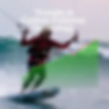 Graph illustrating emerging trends in carbon foil technology for kiteboarding.