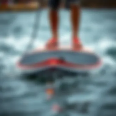 Innovative Technology of Electric Boards Close-up of electric body surf board technology