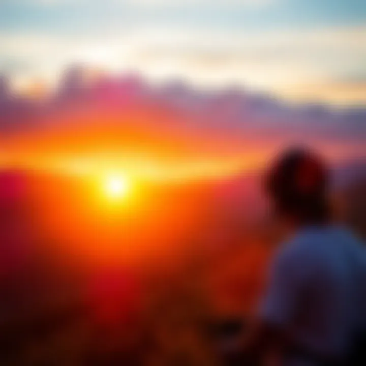 Aspen Valley Sunset Sunset over the Aspen valley, perfect for kiteboarding enthusiasts