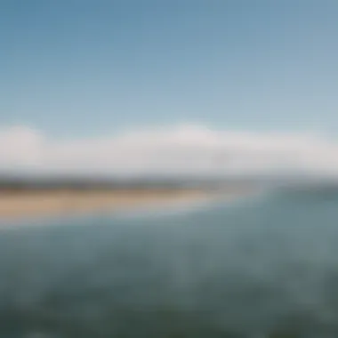 A picturesque view of one of Alameda's top kiteboarding spots.