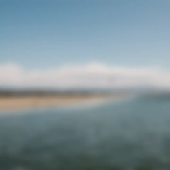 A picturesque view of one of Alameda's top kiteboarding spots.