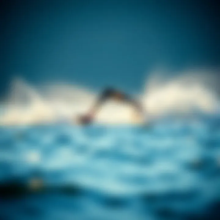 A dynamic Clearwater hydrofoil cutting through the water