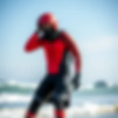 Thermal regulation demonstration with wet suit thickness comparison