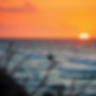 Scenic sunset over El Cuyo, highlighting the serene environment for kiteboarding enthusiasts.