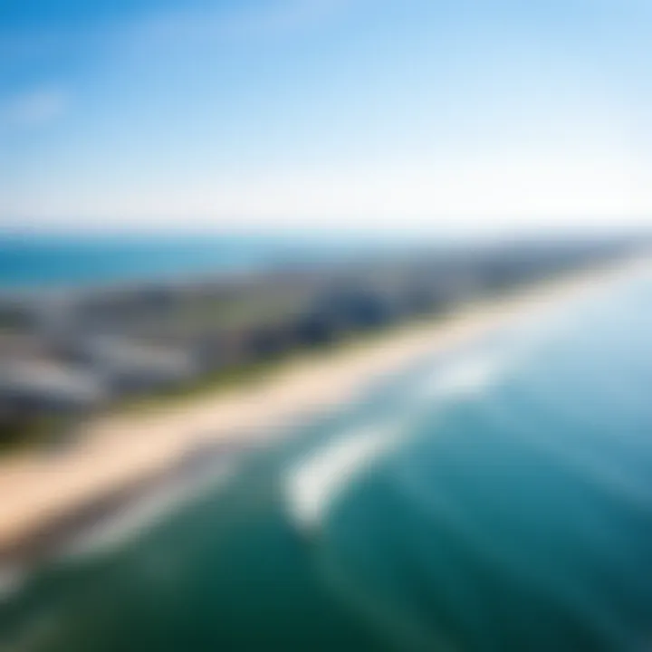 Stunning Shoreline of Grand Haven Panoramic view of Grand Haven's shoreline