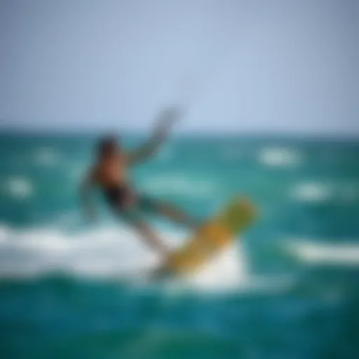 A vibrant kiteboarding scene at Hotel Salinas Bani