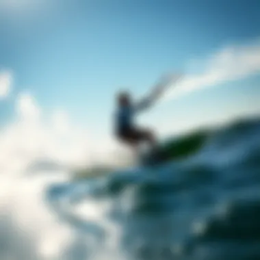 Kiteboarding with hydro efoils