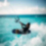 Stunning view of kiteboarding at Iberostar Cabo Verde
