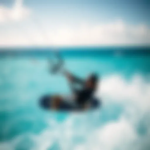 Stunning view of kiteboarding at Iberostar Cabo Verde