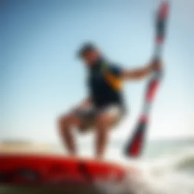 Selecting the Perfect Inflatable Kite Wing Kiteboarding enthusiast selecting the perfect inflatable kite wing