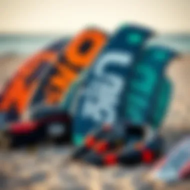 A collection of Ion kites and accessories for enthusiasts