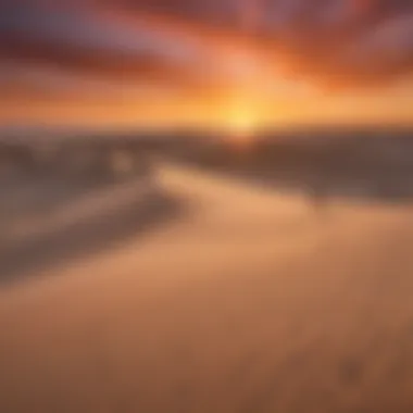 Sunset over Jericoacoara's dunes, providing a breathtaking backdrop for kiteboarding enthusiasts