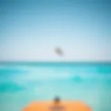 Vast turquoise waters ideal for kitesurfing