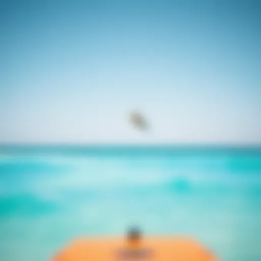Vast turquoise waters ideal for kitesurfing
