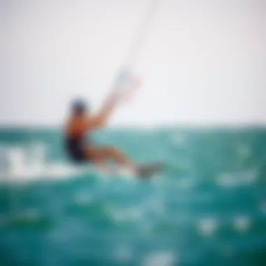 Kiteboarding with Mystic Gear: Experience the Thrill Kiteboarder using Mystic gear in action on the water
