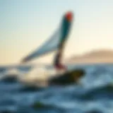 Dynamic Naish wing surf action