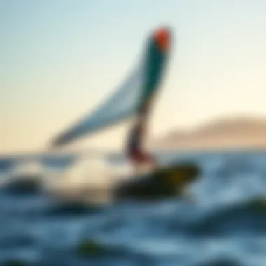 Dynamic Wing Surf Action on the Water Dynamic Naish wing surf action