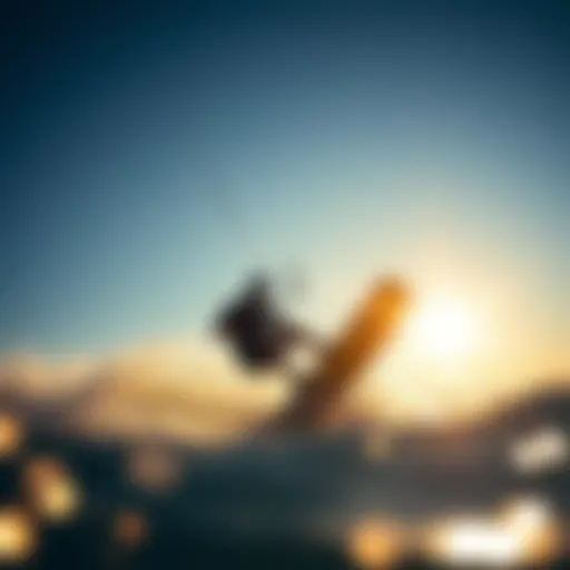 Innovative kiteboarding lift foil design