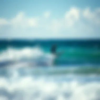 A stunning beach location ideal for one wing surf practice