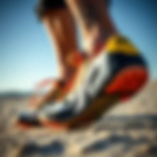 Close-up of Solite Custom Pro footwear showcasing custom fit technology