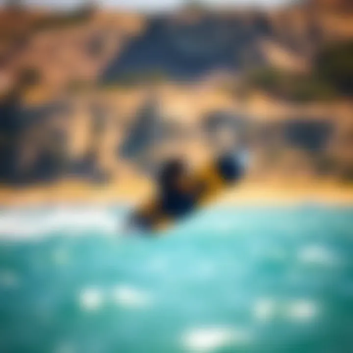 Starboard Board in Action: Performance Insights High-performance Starboard board during a kiteboarding event