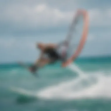 Wind conditions ideal for kiteboarding in Cabarete