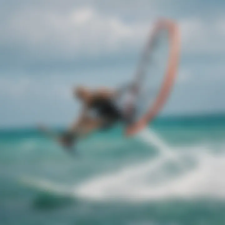 Wind conditions ideal for kiteboarding in Cabarete