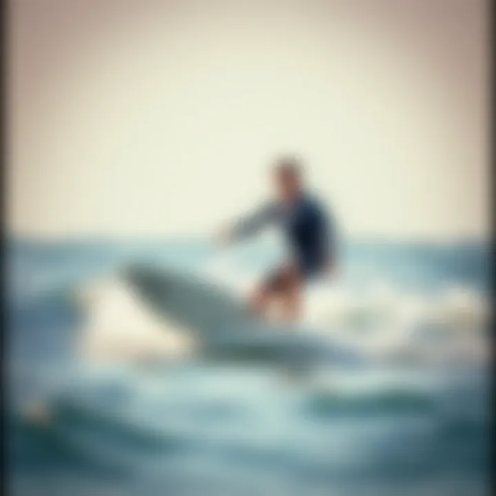 Expert Surfer Demonstrating Skills An experienced surfer demonstrating techniques on the water