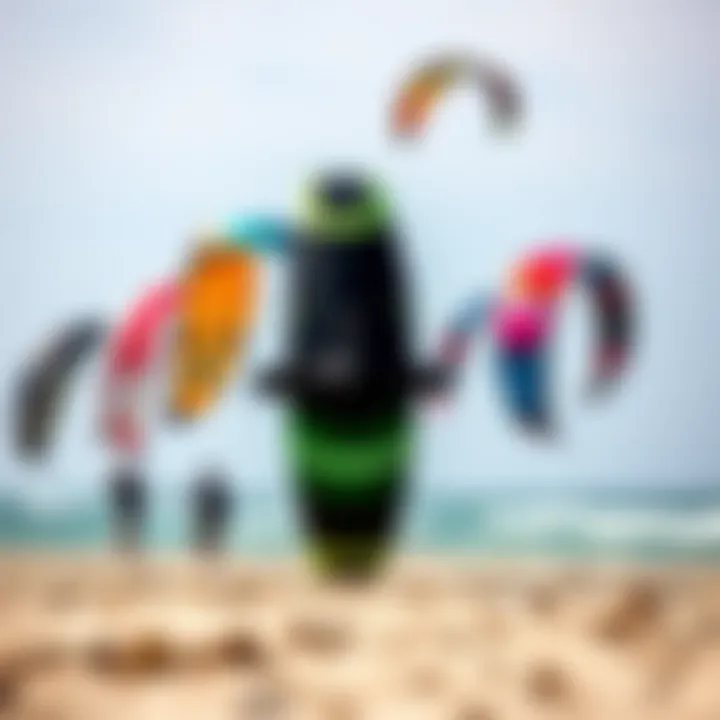 Diverse Range of Slingshot Kites A diverse range of Slingshot kites tailored for various riding styles