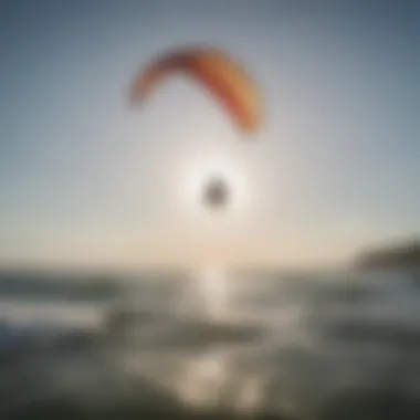 Group of enthusiasts engaging in wing kiting activities