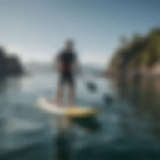 A sleek Fanatic SUP gliding over calm waters