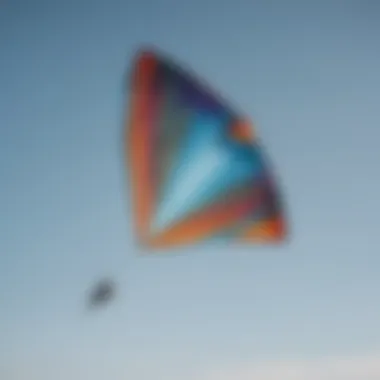 Comparison of four-line kite sizes and shapes