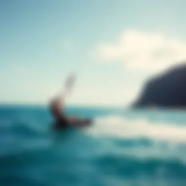 A breathtaking kiteboarding destination with clear blue waters and ideal wind conditions