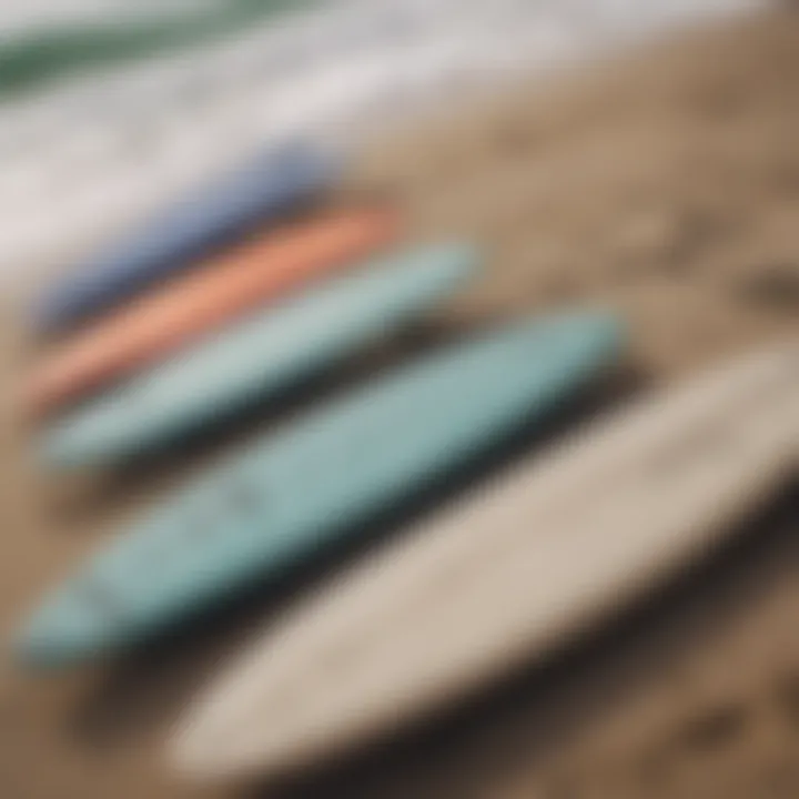 Comparative analysis chart of different surf foil board brands