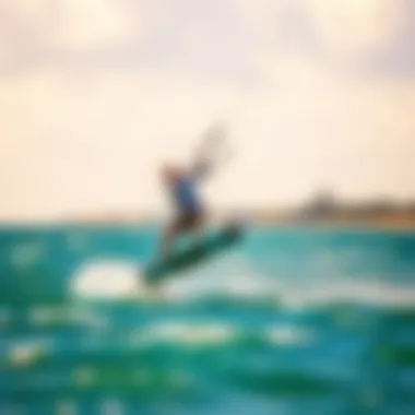 Mastering Advanced Riding Techniques with Foils Kiteboarder demonstrating advanced riding techniques